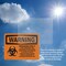 Signmission Biohazard Level II This Laboratory With Symbol OSHA Warning Sign, Plastic, 10in W x 7in L, 2PK OS-2PACK-WS-P-710-L-11985 - alternate 6
